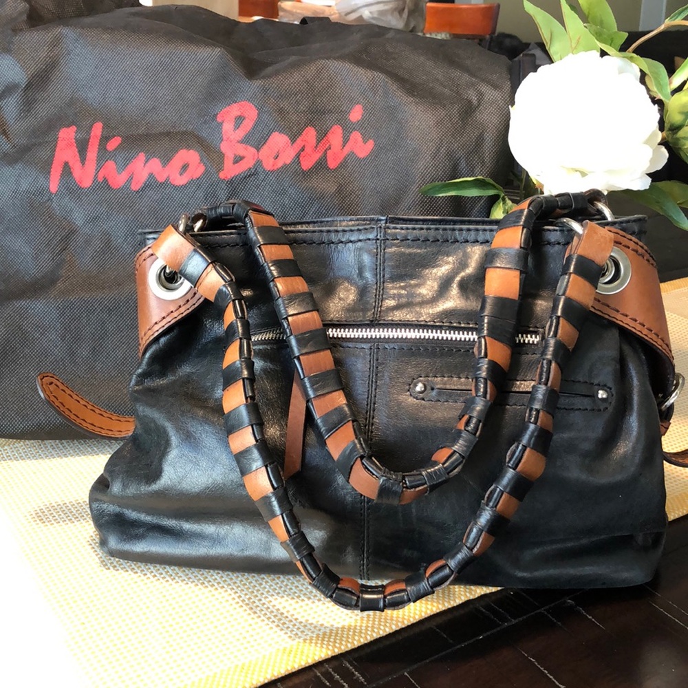 *not for sale* Leather Nino Bossi handbag